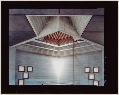 Chapel interior, Carlo Scarpa's Tomba Brion, San Vito d'Altivole, Italy