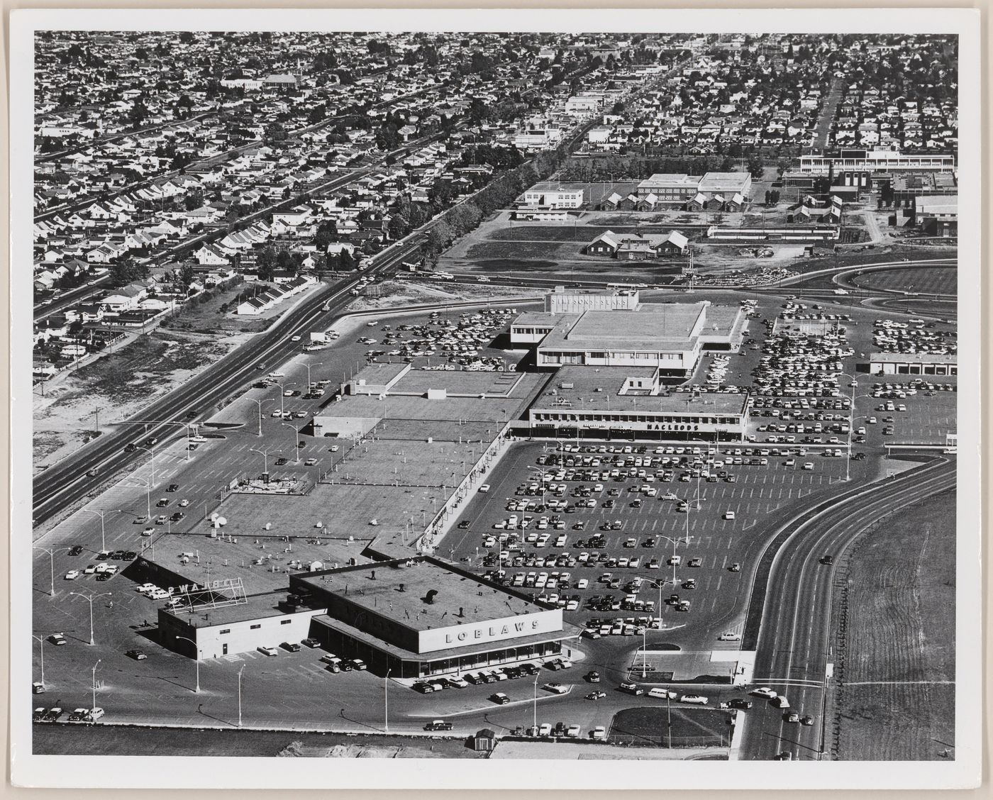 One of Canada's first shopping malls. It is on 16th Ave. N.W., Calgary, Alberta