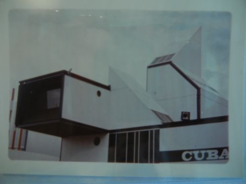 Partial view of the Cuban Pavilion, Expo 67, Montréal, Québec