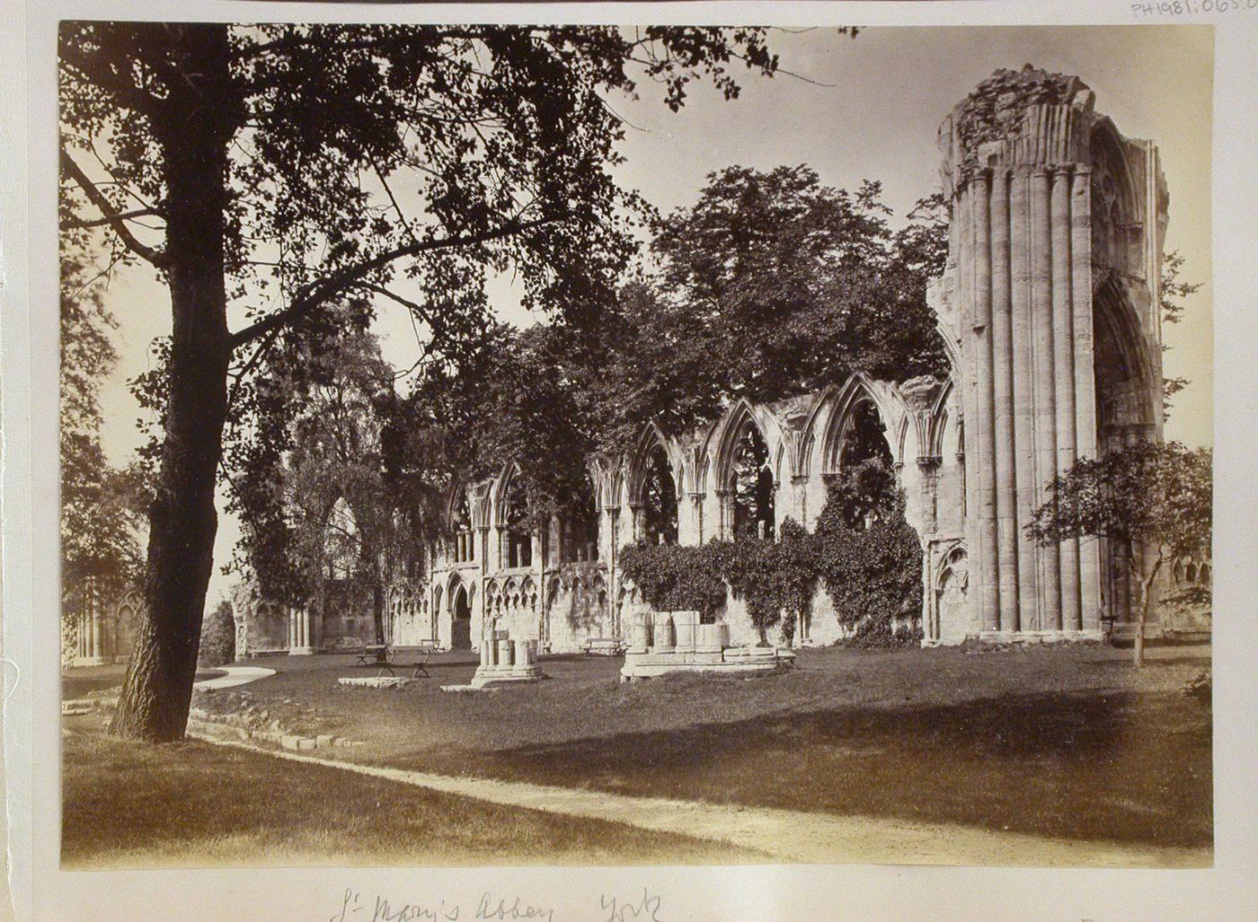 Haddon Hall; St. Mary's Abbey, York; Helmsley ?