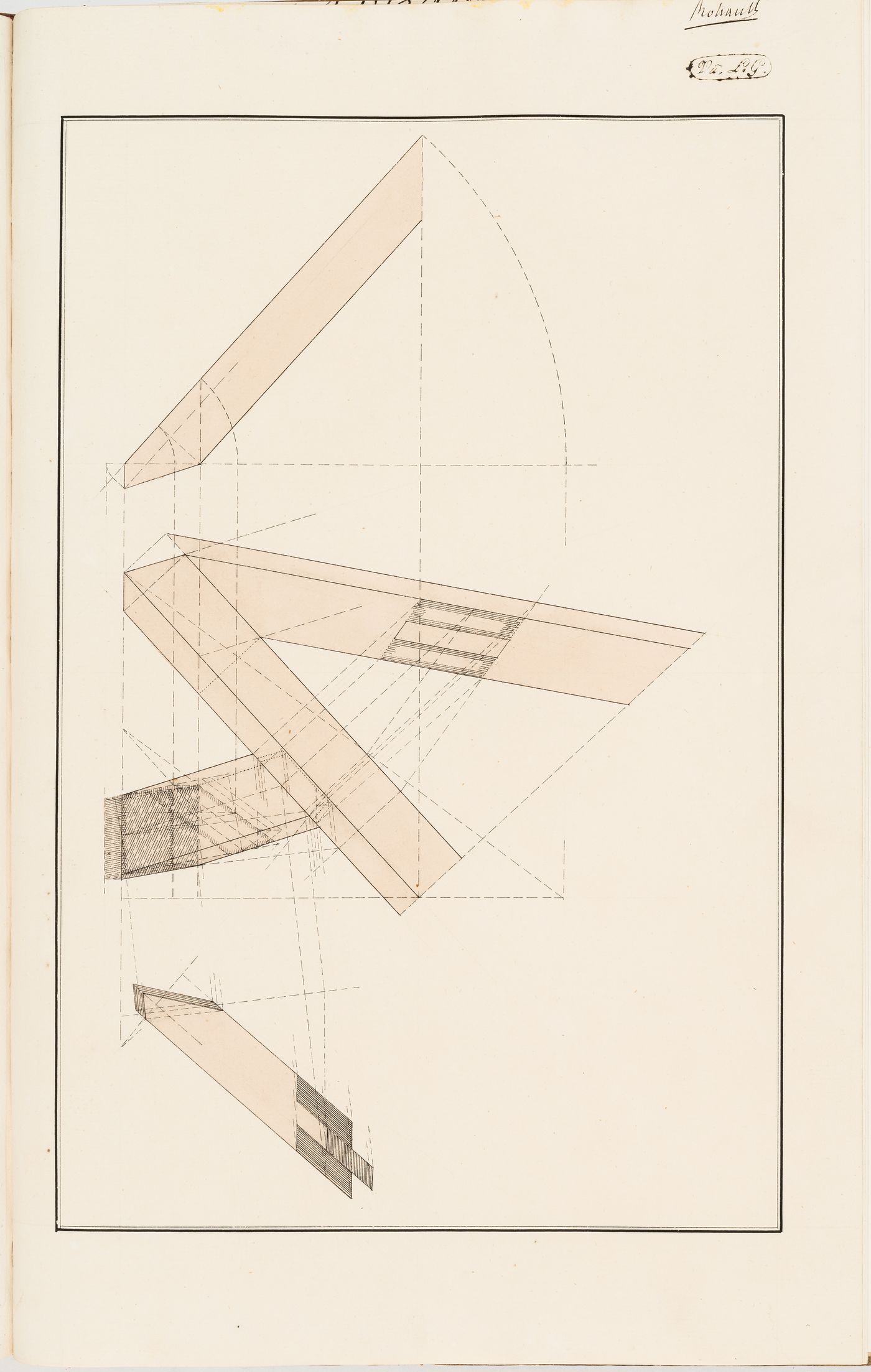 Details of joints for wood beam construction