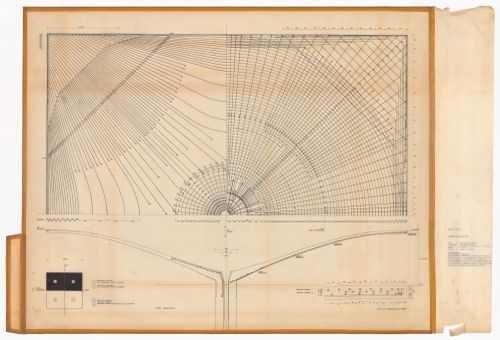 Structural plan and detail for "shell vaults," Casa Desmarás, Vivienda en Las Lomas de San Isidro, Buenos Aires, Argentina