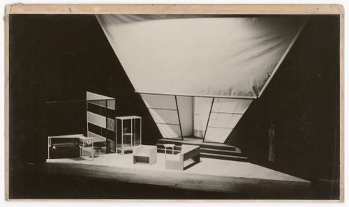 Setting for "Tales of Hoffman" Berlin state opera, 1930