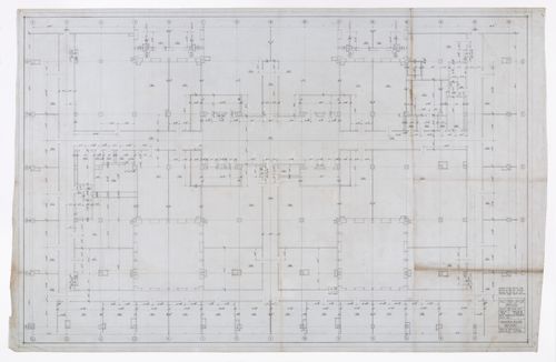 Partition layout of third floor for Dominion Square Building