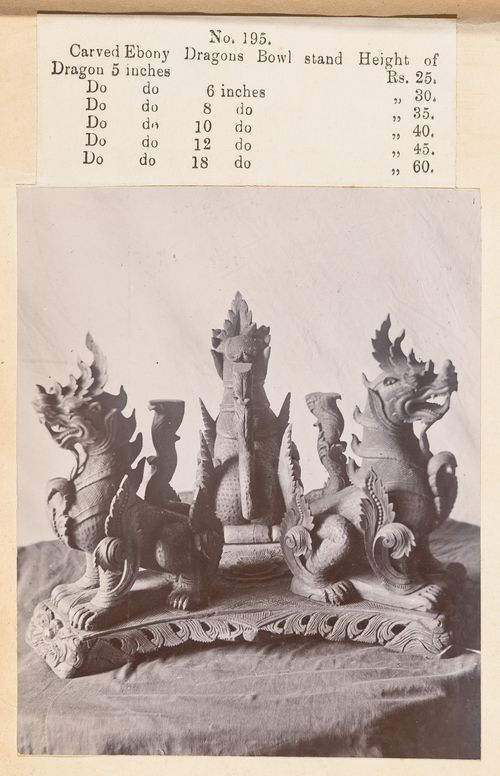 View of a stand, F. Beato Limited, C Road, Mandalay, Burma (now Myanmar)