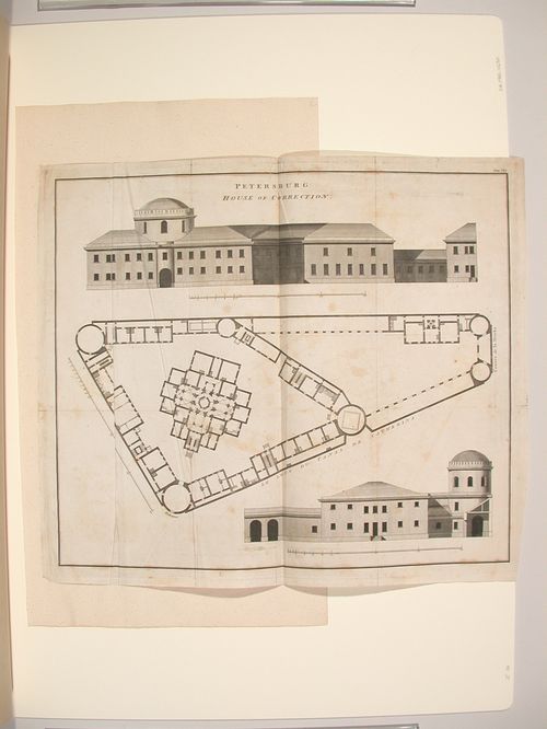 Drawings of prisons in Clerkenwell and Maidstone