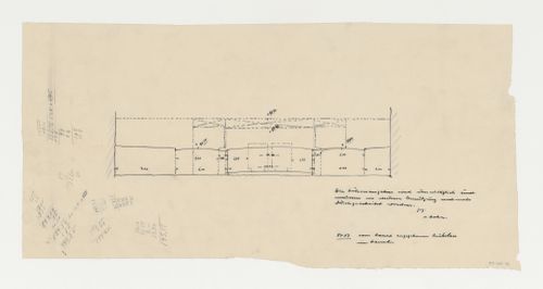 Section for an unidentified building, Germany [?] or the Netherlands [?]
