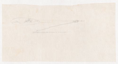 Sketch site profile for Restaurante de Santo Domingo de Bonaval, Santiago de Compostela, Spain