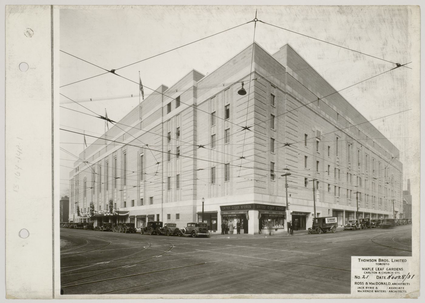 View of the Maple Leaf Gardens, Toronto, Ontario