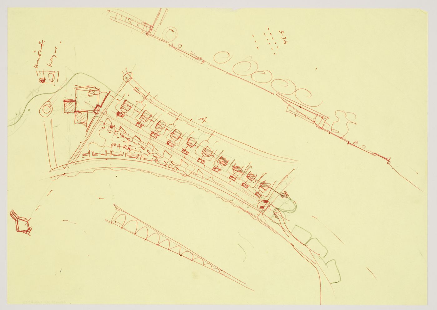 Government Centre, Dawhah, Qatar: sketch plan