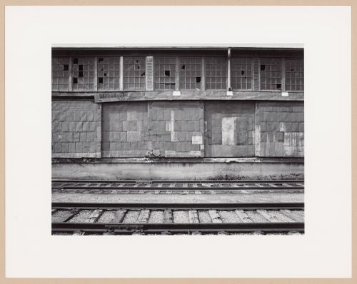 Railway loading docks and warehouse, Canadian National Railways, Winnipeg, Manitoba, from the series The Forms of Canadian Industrial Architecture