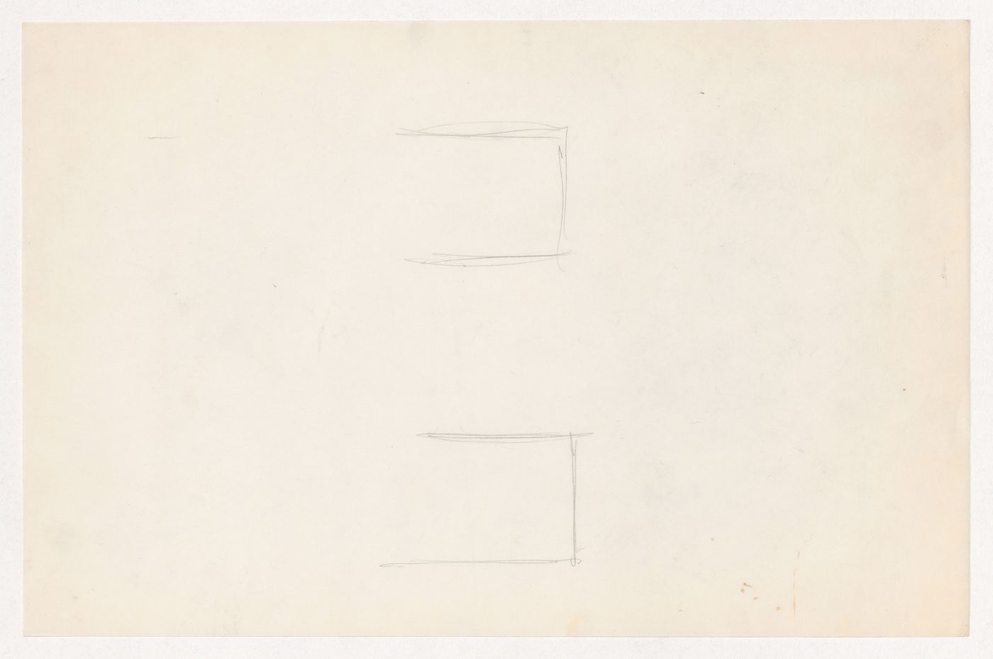 Unidentified sketches, possibly for the Metallurgy Building, Illinois Institute of Technology, Chicago