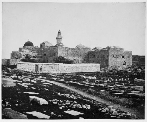 Distant view of the Church of the Holy Sepulchre, Jerusalem, Israel