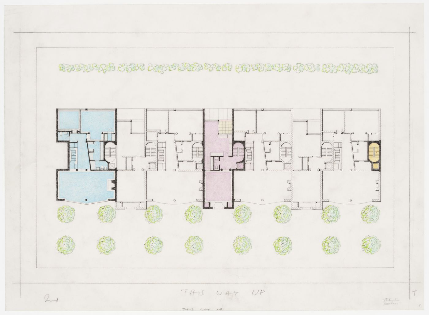 Eleven Townhouses Competition, New York, New York: plan
