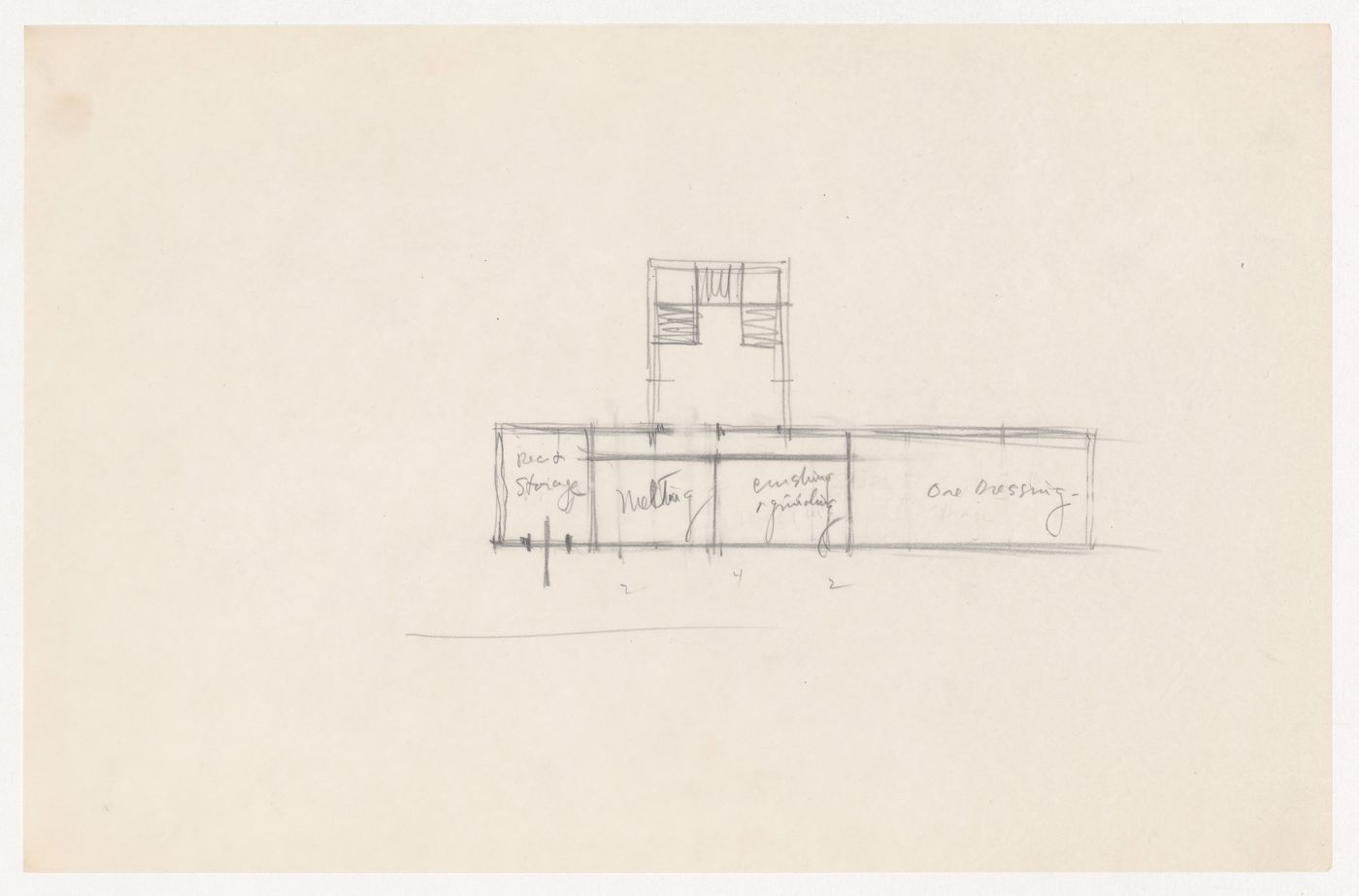 Sketch plans for metallurgy facilities [?], Illinois Institute of Technology, Chicago