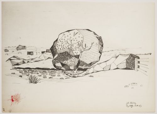 Town centre and community centre, Newton Aycliffe, England (thesis, Liverpool School of Architecture): landscape study