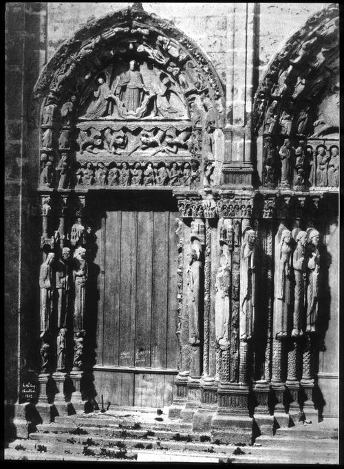 Plate from portfolio ''Details of Chartres Cathedral''