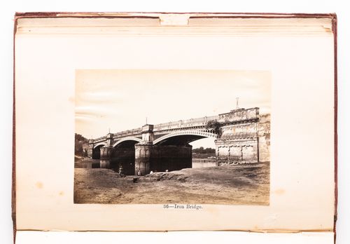 View of the Iron Bridge over the Gumti River, Lucknow, India