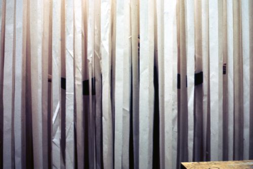 Slide of installation Paper/Midwestern Ocean