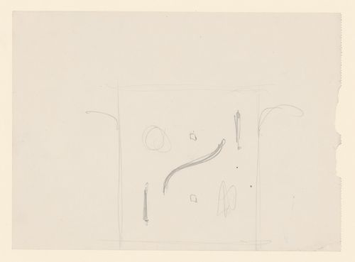 Sketch plan for a gallery layout