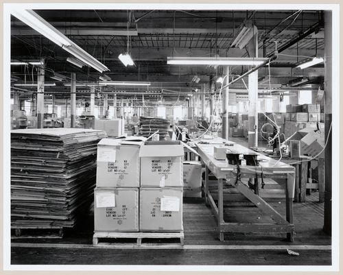 Interior view of the third floor of the Coleco Building (formerly the Merchants Manufacturing Company Building), Montréal, Québec