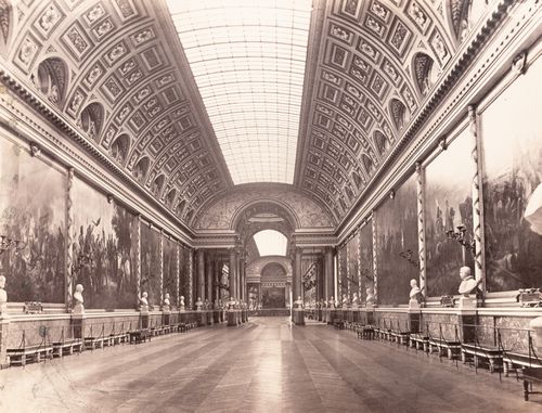 Plate from album ''Buildings, parks and streets of Paris, Versailles and environs, France''