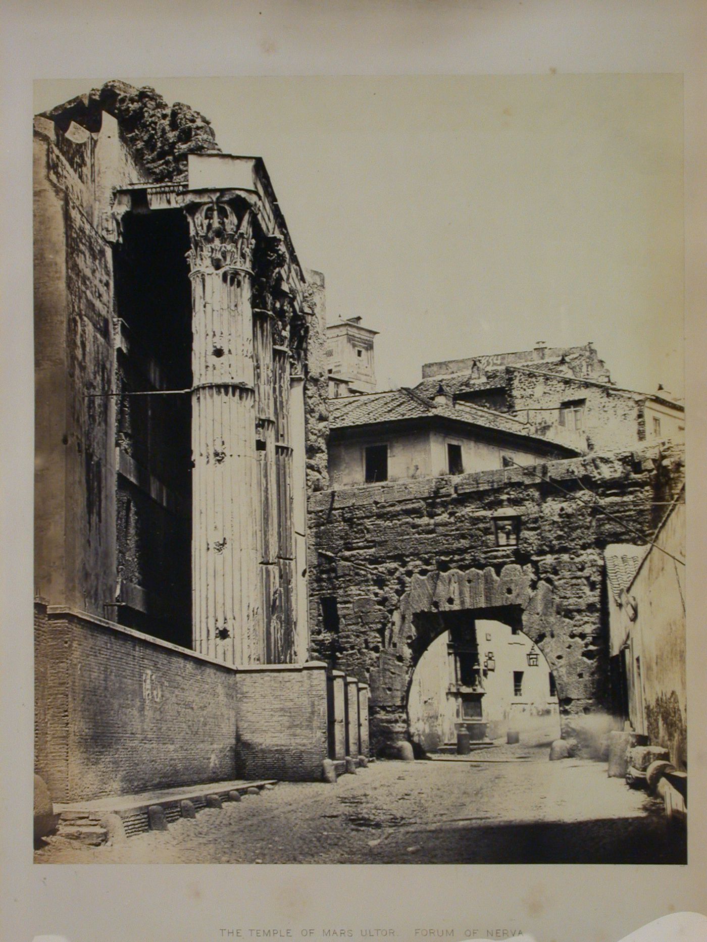 The temple of Mars Ultor, Forum of Nerva