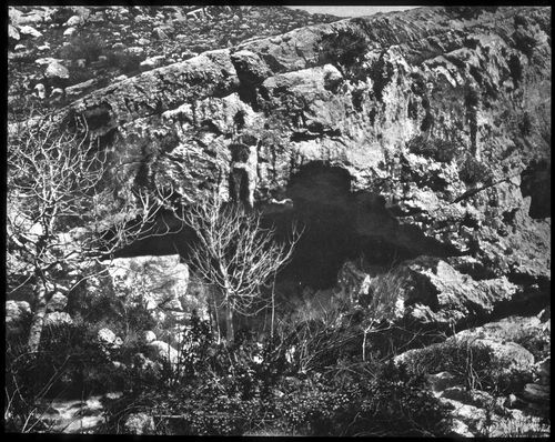 View of an archeological site near the Dead Sea, Israel