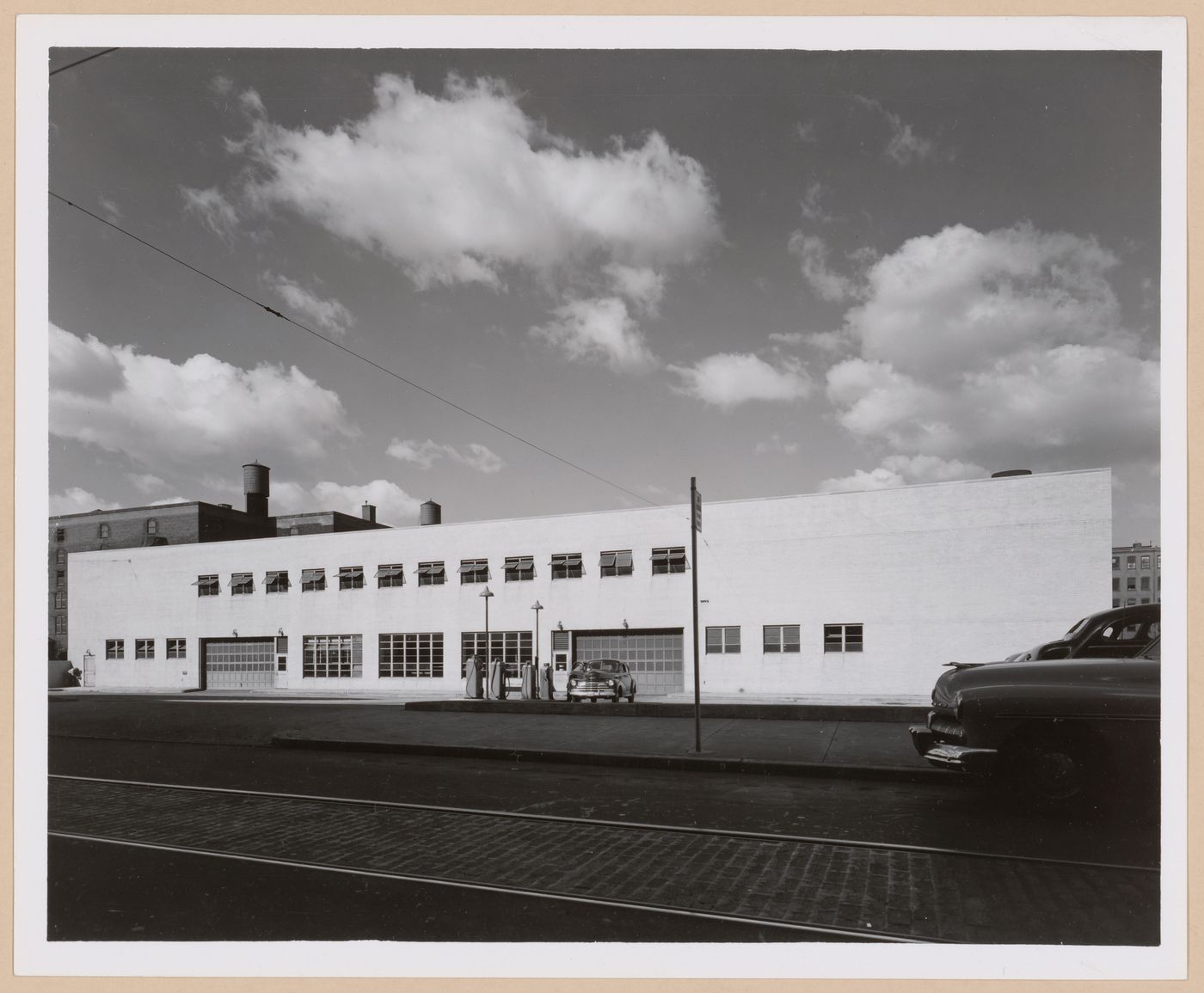 View of the garage of the Rotogravure Building, Philadelphia Inquirer, Philadelphia, Pennsylvania