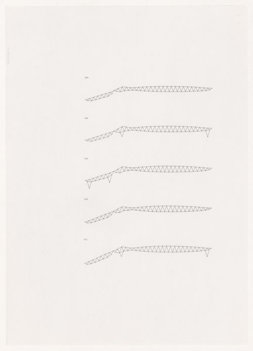 Roof sections for Odawara Municipal Sports Complex, Odawara, Japan