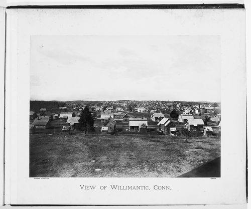 View of the town of Willimantic, now Windham, Connecticut, United States