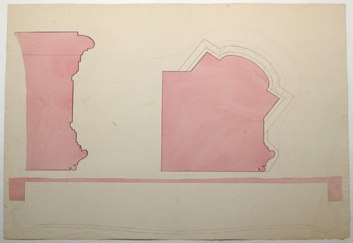 Château de Montmusart - projet pour une cheminée