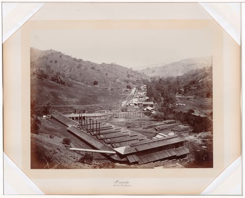Hacienda, View East, New Almaden Mines, California, 1863