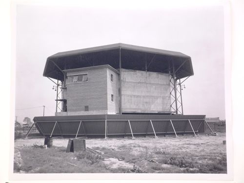 View of the Helicopter Rotor Test Building, Nash-Kelvinator Corporation, Detroit, Michigan
