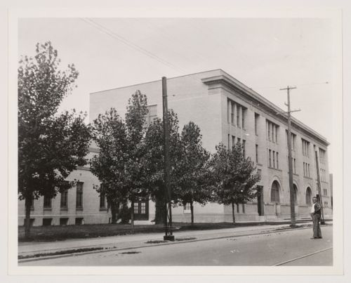 Vue de l'école, École Saint-Arsène, Montréal, Canada