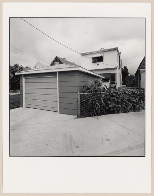 Rear view of suburban house, Chicago, United States