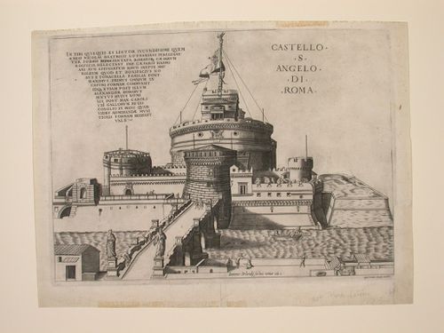 A view of the Castel Sant'Angelo, Rome