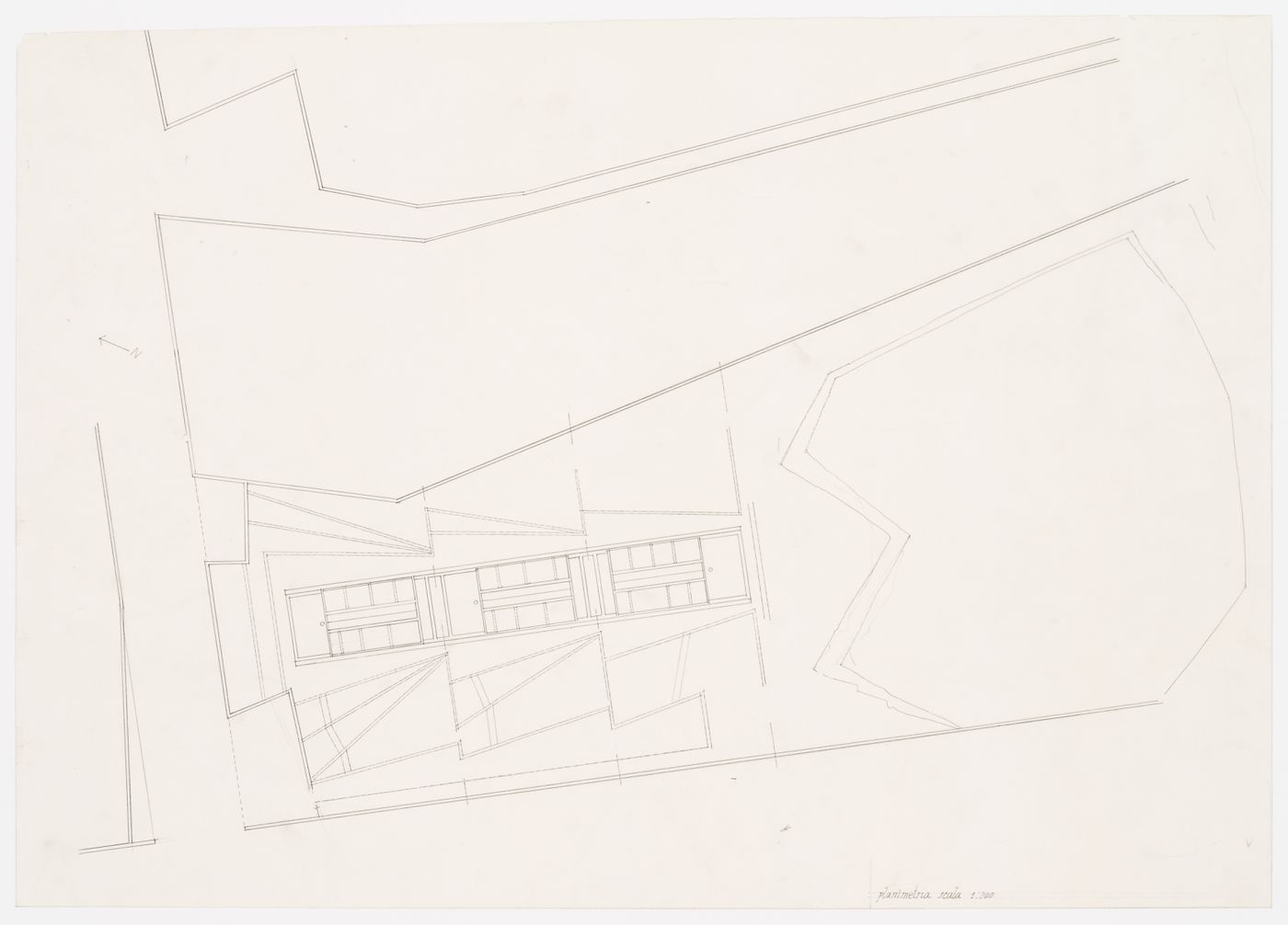 Site plan for Case di Palma, Stintino, Italy