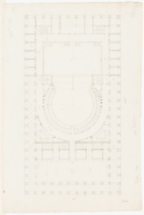 Plan for a theatre