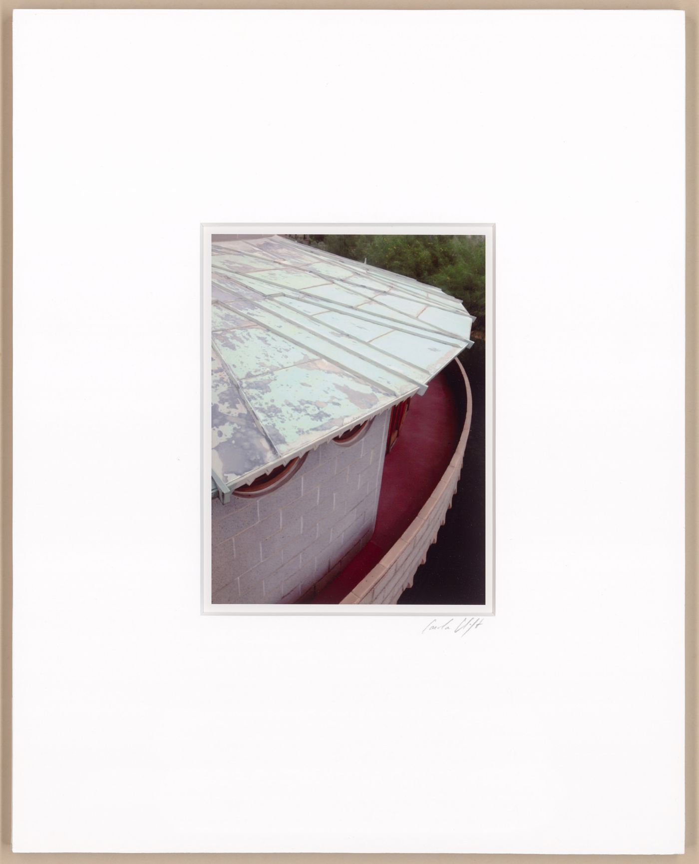 From spiral ramp, roof with eyes, from the series The David and Gladys Wright House