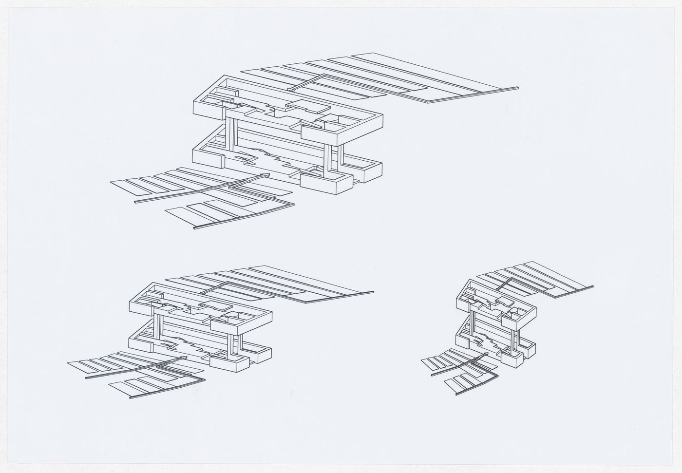 Isometric for The New National Museum of Korea, Seoul, South Korea