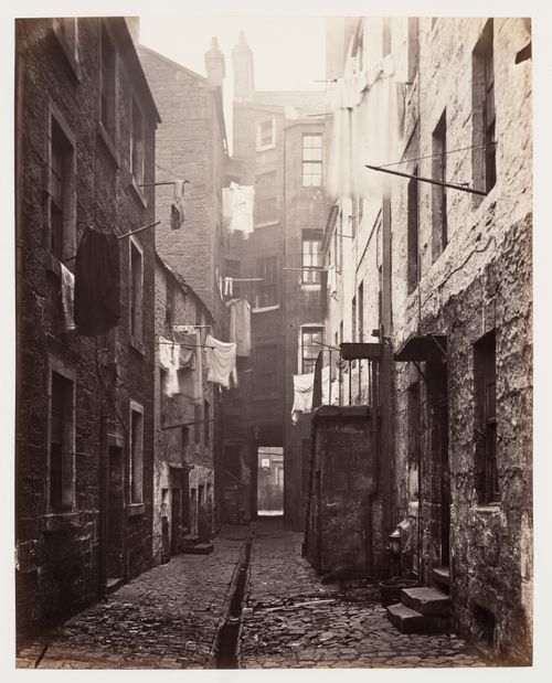 View of Close No. 75, High Street, Glasgow, Scotland
