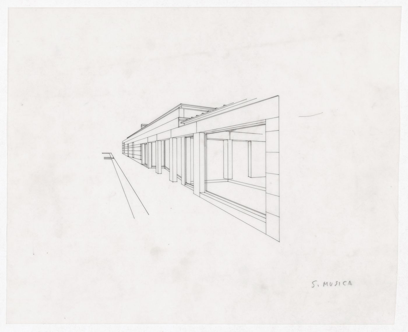 Perspective for Casa J. M. Teixeira, Quinta do Forno, Briteiros - Guimarães, Portugal