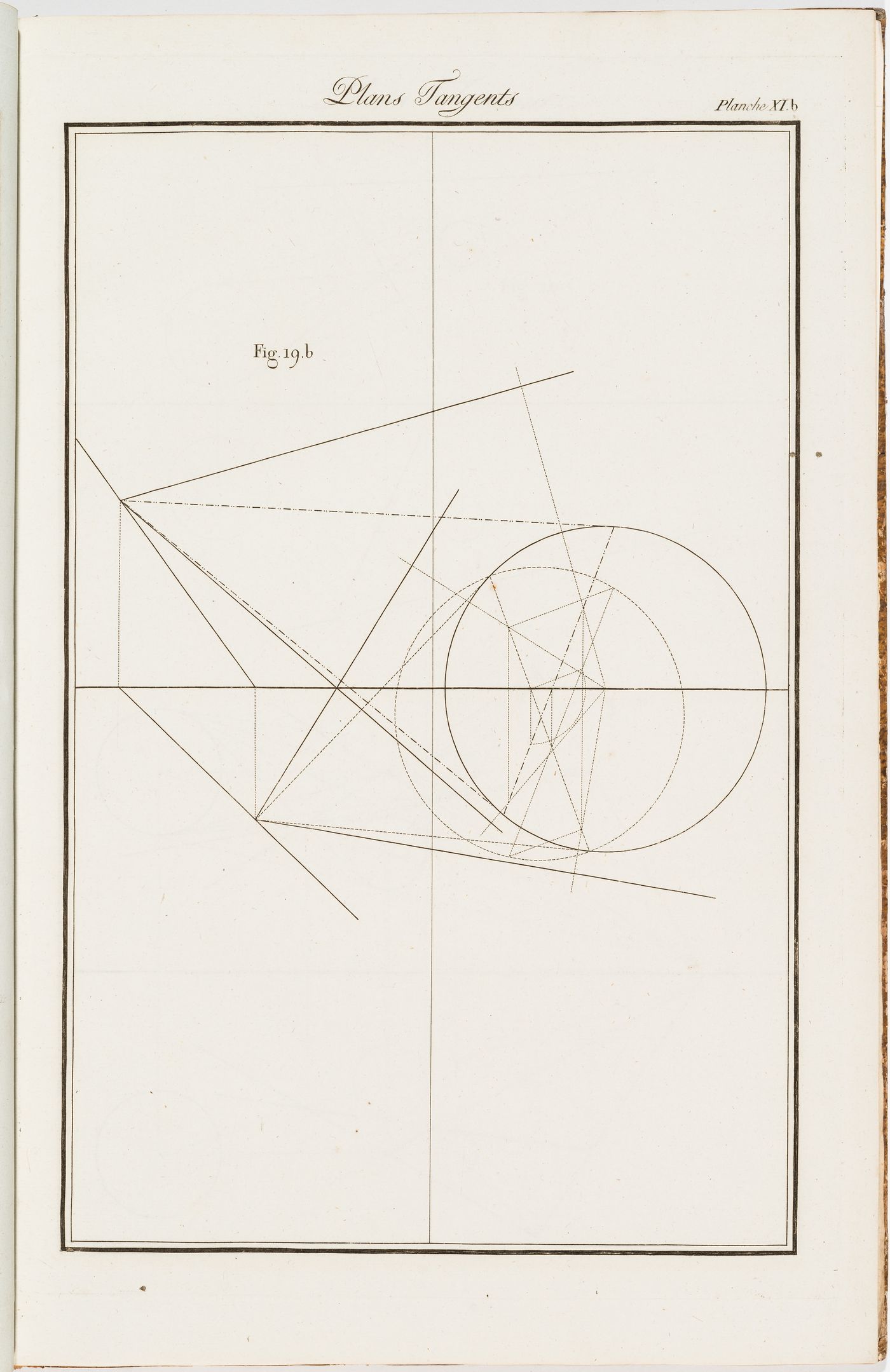 "Plans Tangents": geometry exercise