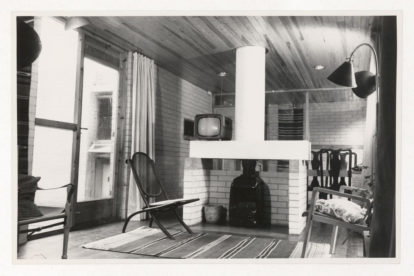 View of living room, House near Cowes, Isle of Wight, England