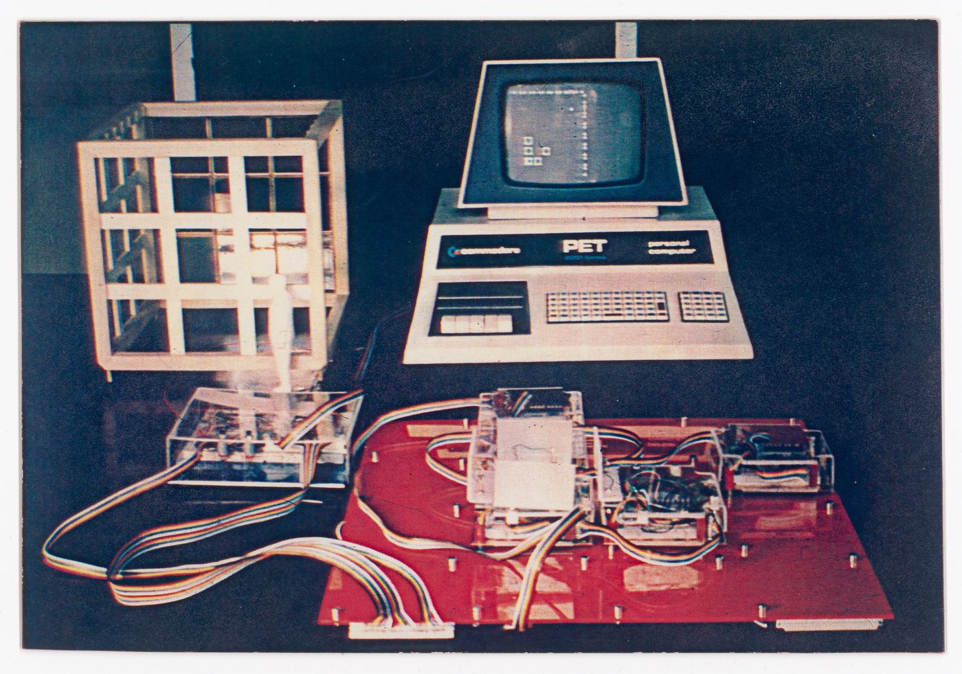 View of working electronic model of the Generator project