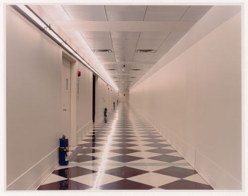 Interior view of the corridor on level 2, Canadian Centre for Architecture, Montréal, Québec