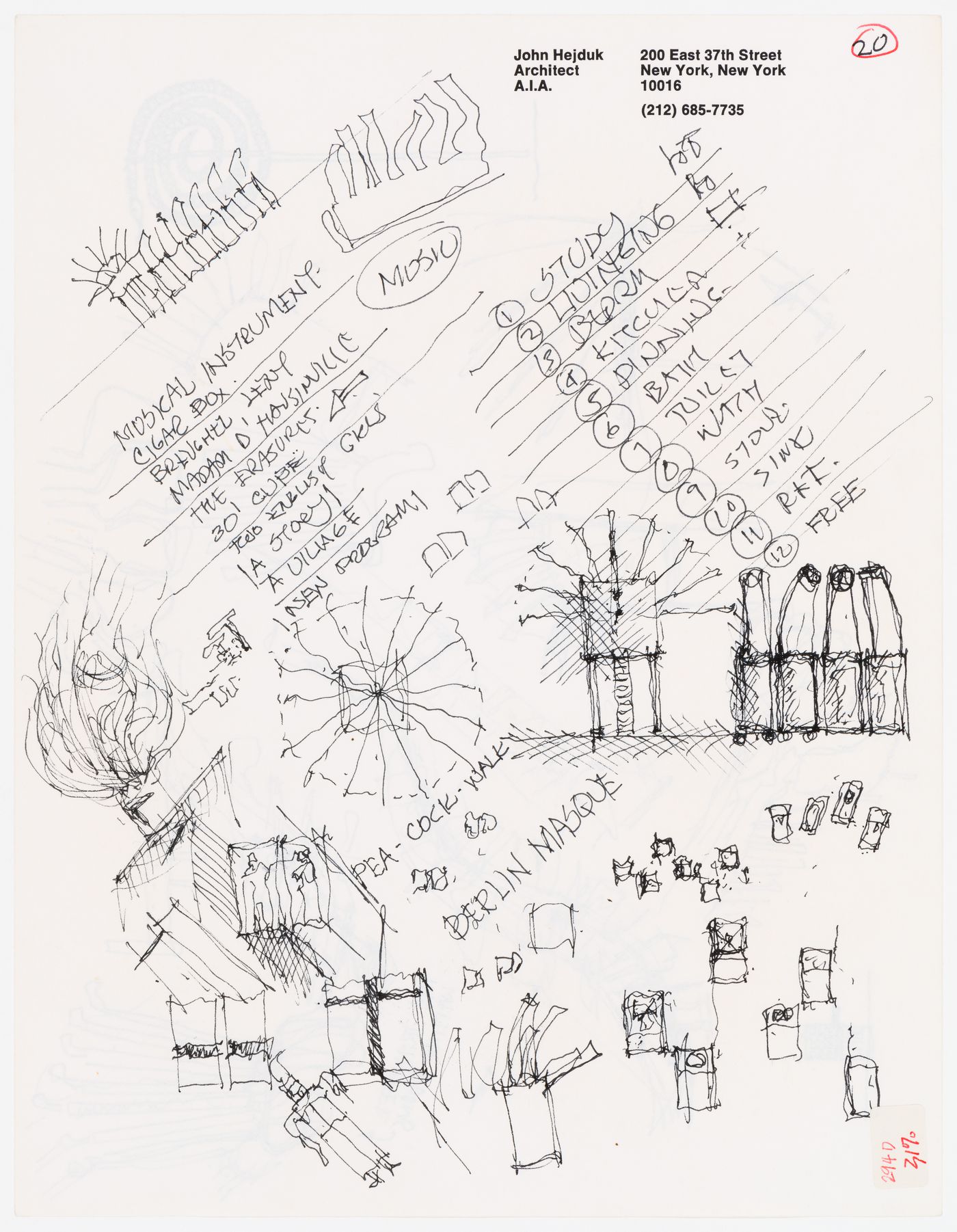 Conceptual sketches for Lancaster/Hanover Masque