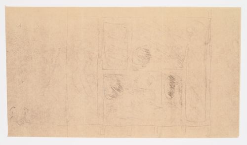 Sketch for the High Court in Sector 1, Chandigarh, India