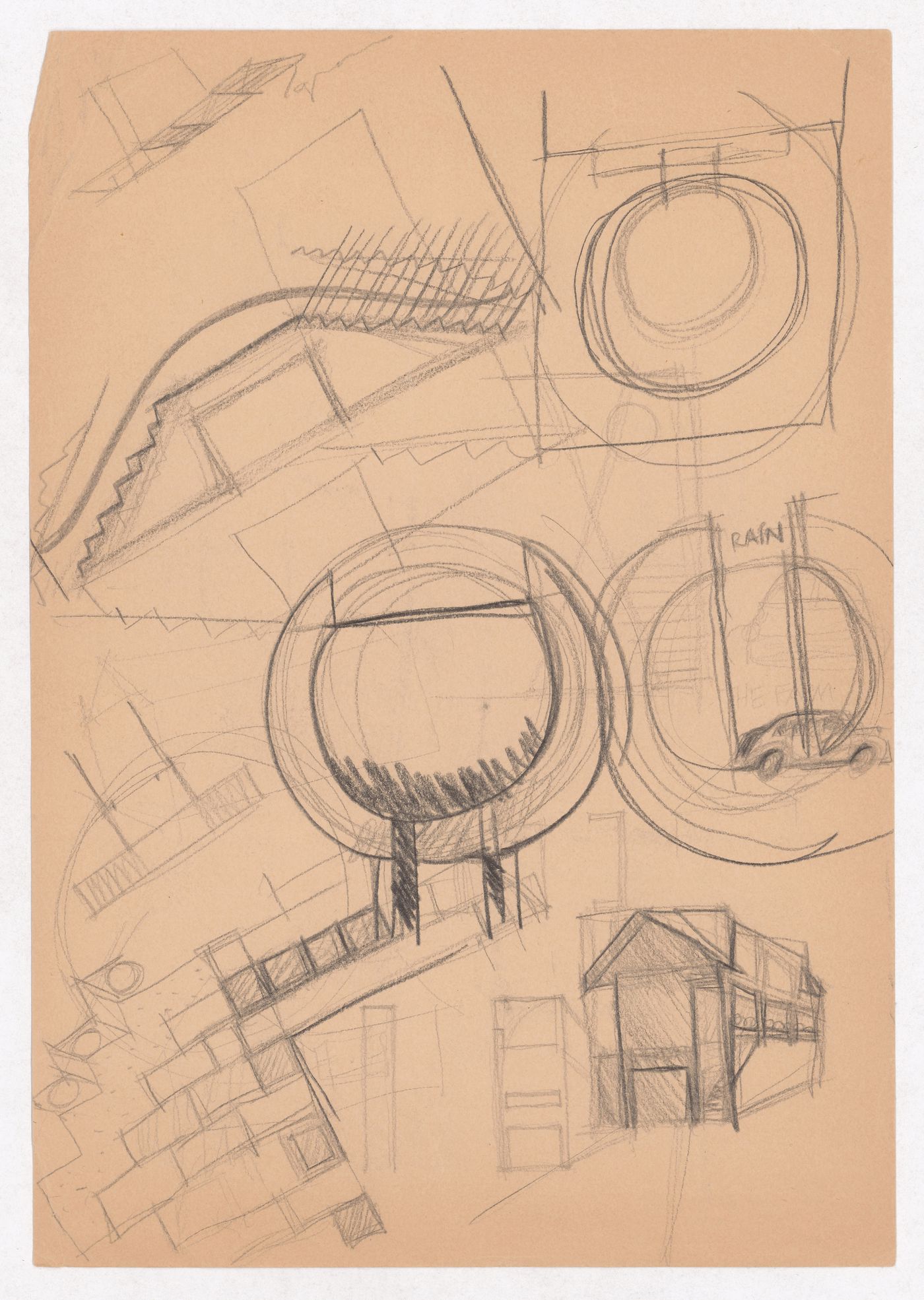 Sketches for House in an Indiana Cornfield